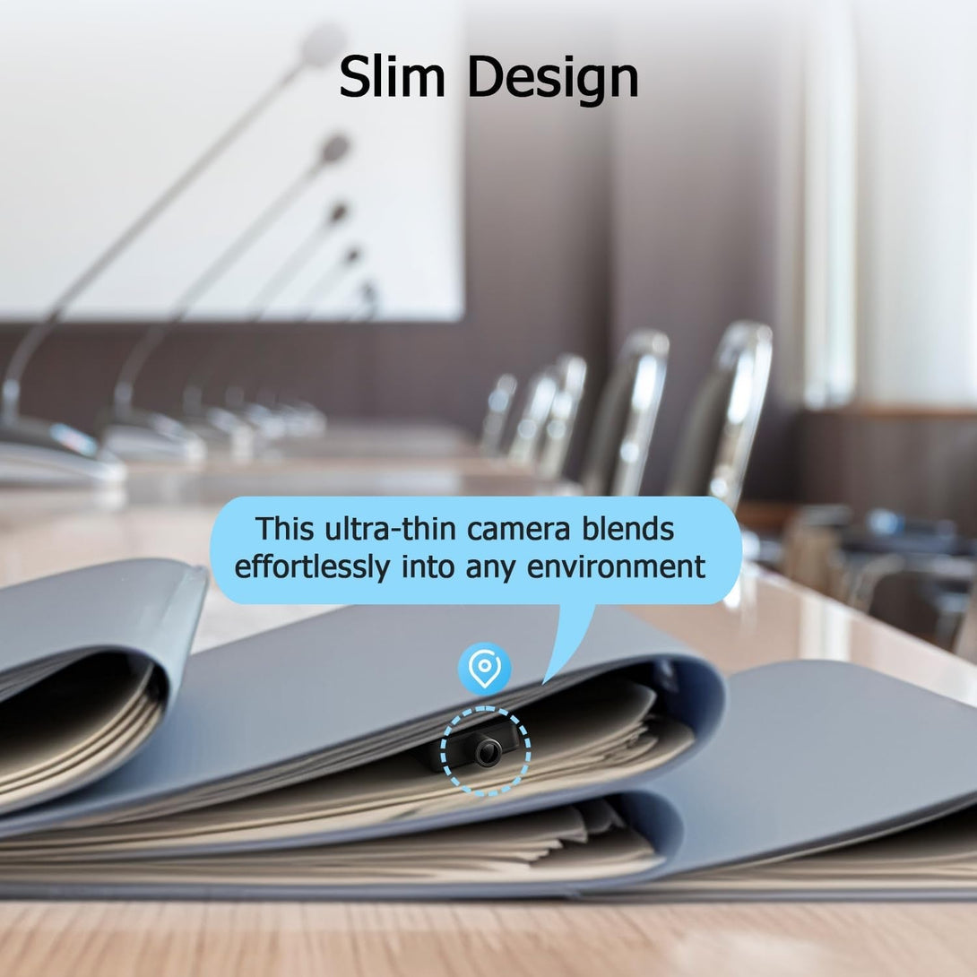 Mini Camera Wireless, 4K HD Nanny Cam, 10Hr Continuous Recording Wifi Small Camera, FREE Cloud & SD Storage, No Wifi Needed Mini Camera, Motion Detection & Night Vision for Pet/Baby/Nanny Surveillance