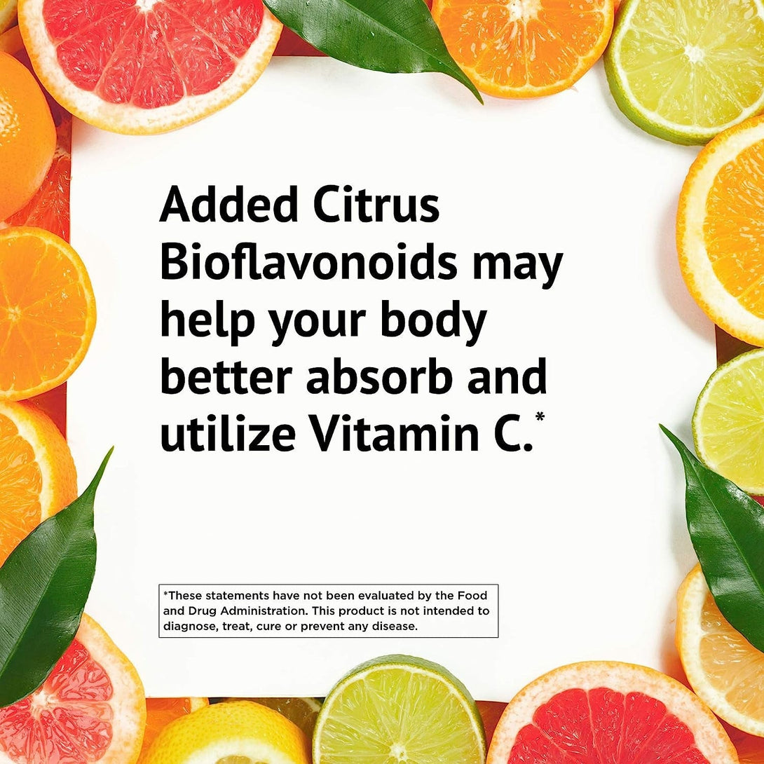 Ester-C American Health with Citrus Bioflavonoids Capsules - 24-Hour Immune Support, Gentle on Stomach, Non-Acidic Vitamin C - Non-Gmo, Gluten-Free - 1000 Mg, 90 Count