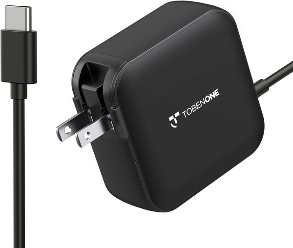 100W USB C Laptop Charger, Universal Gan III Power Supply Adapter, Replacement Foldable Fast Charger PD3.0 for Macbook Pro/Air, HP, Lenovo, Asus, Steam Deck, and All Type C Devices (5Ft Cable)