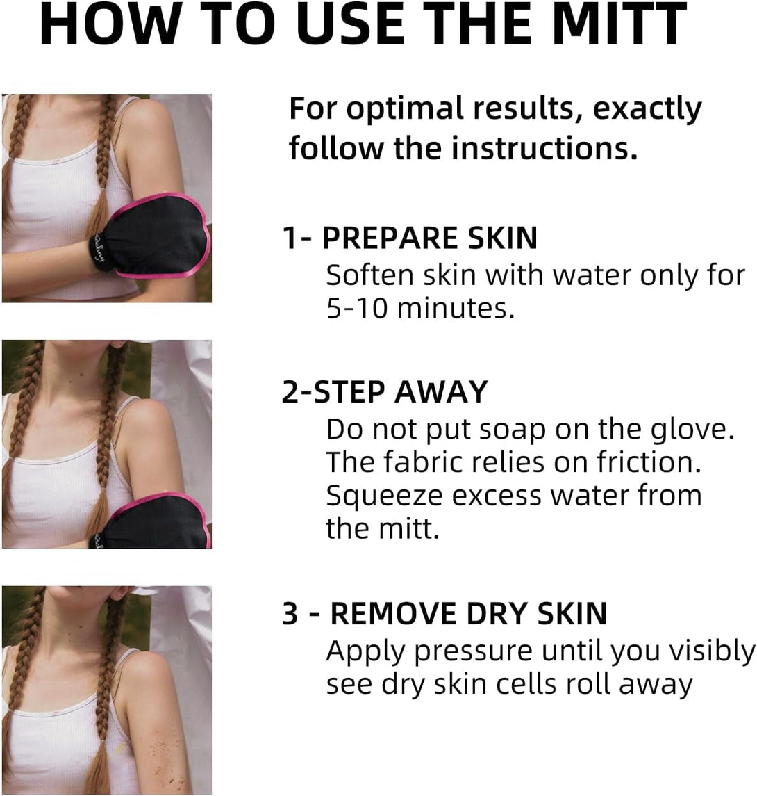 Deep Exfoliating Back Scrubber -Bath & Shower Back Scrub - Body Exfoliator Scrub Tool - Skin Care for Women & Men - Exfoliation Body Scrubber for Shower
