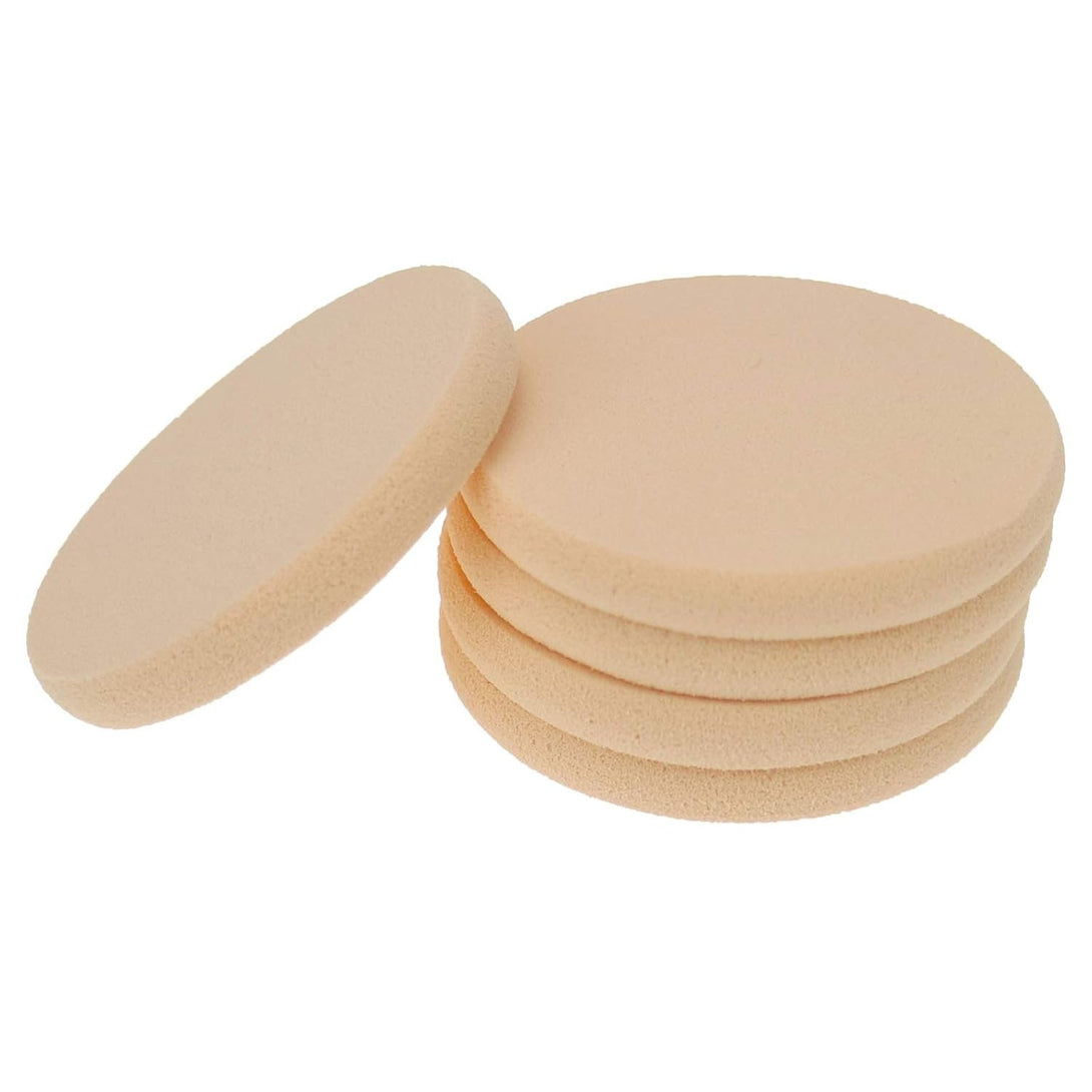 25 Pcs Women'S round Soft Makeup Beauty Eye Face Foundation Blender Facial Smooth Powder Puff Cosmetics Blush Applicators Sponges Use for Dry and Wet