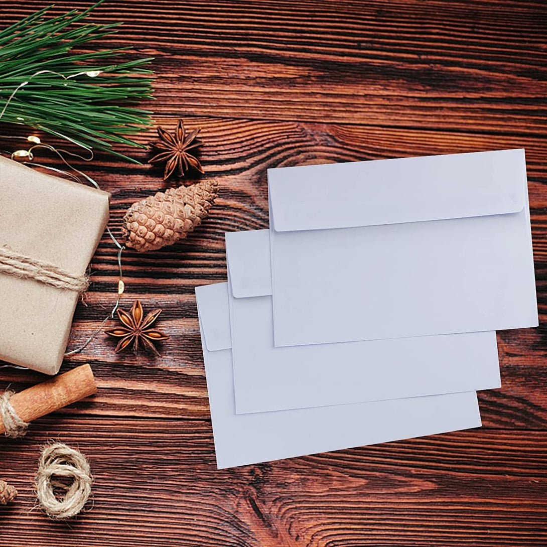 50 Pack White Envelopes - 5 X 7 Inch, A7, Card, Invitation & Postcard Envelopes