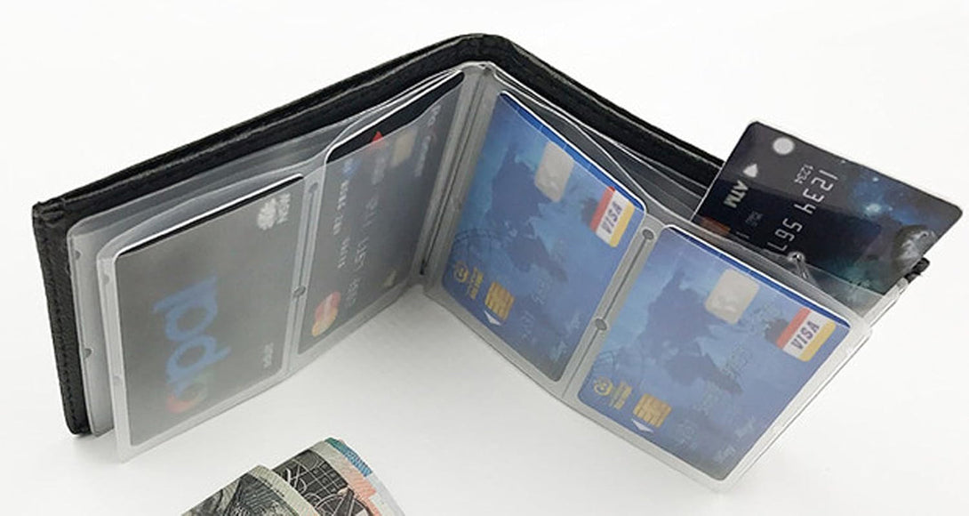 Amazing Men and Women Slim Leather Wonder Wow Wallet - Credit Card Protector - RFID Blocking Case