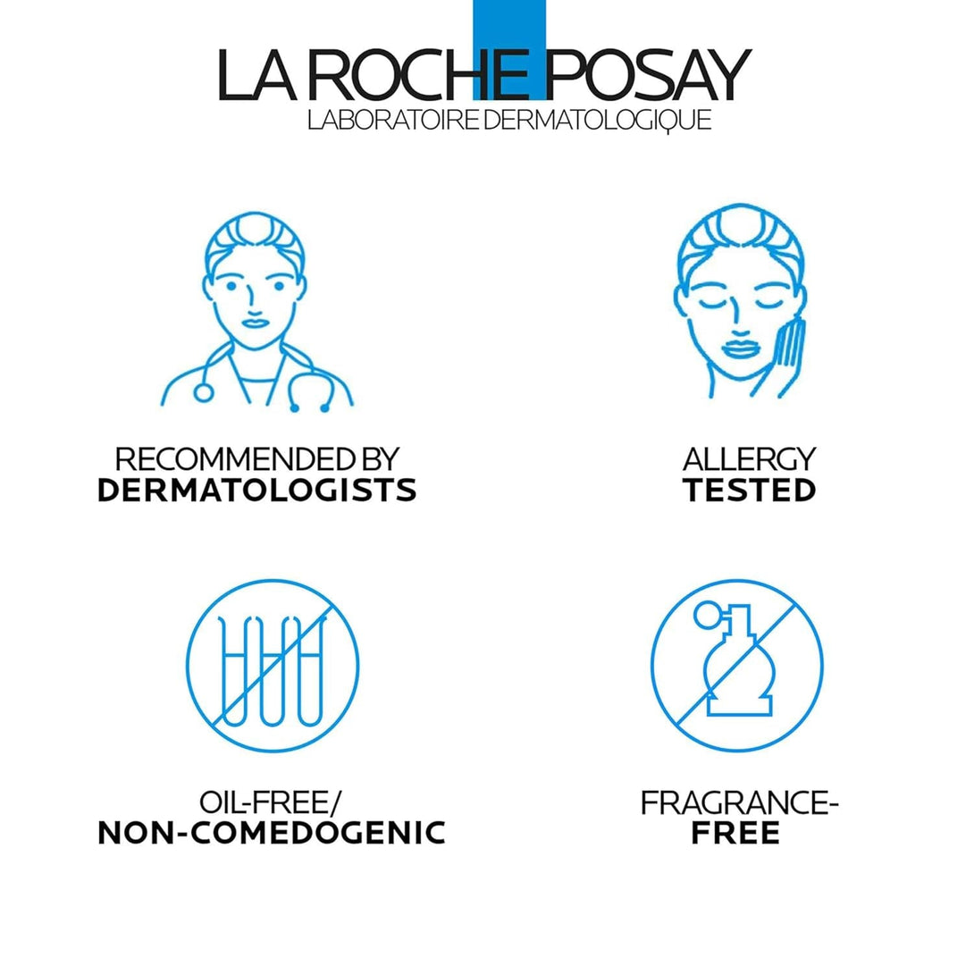 La Roche-Posay Toleriane Purifying Foaming Facial Cleanser, Niacinamide + Ceramides + Prebiotic Thermal Water, Oil Free Face Wash for Oily Skin, Pore Cleanser Safe for Sensitive Skin, Soap Free