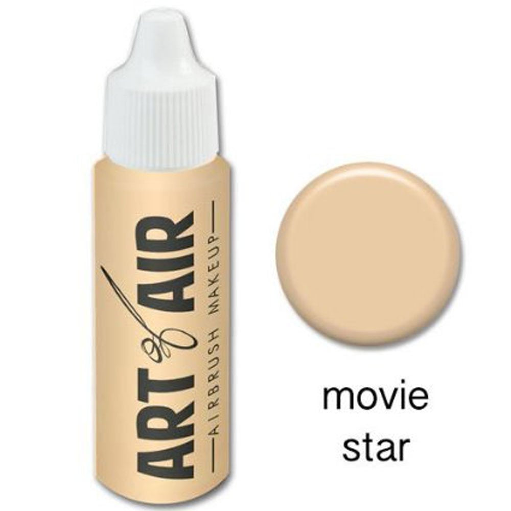 Airbrush Makeup - Foundation 1/2Oz Bottle Choose Color (1/2 Oz Movie Star)