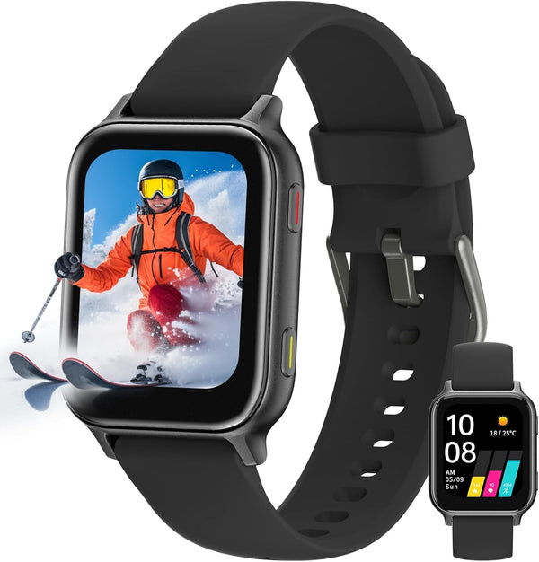 UMIDIGI Smart Watch Uwatch 5S for Men Women, Spo2 Oxygen Saturation Detection, Health and Fitness Tracker, 1.7" Touch Screen, 5ATM Waterproof, Heart Rate Monitor, Sleeping Tracking for Android Ios