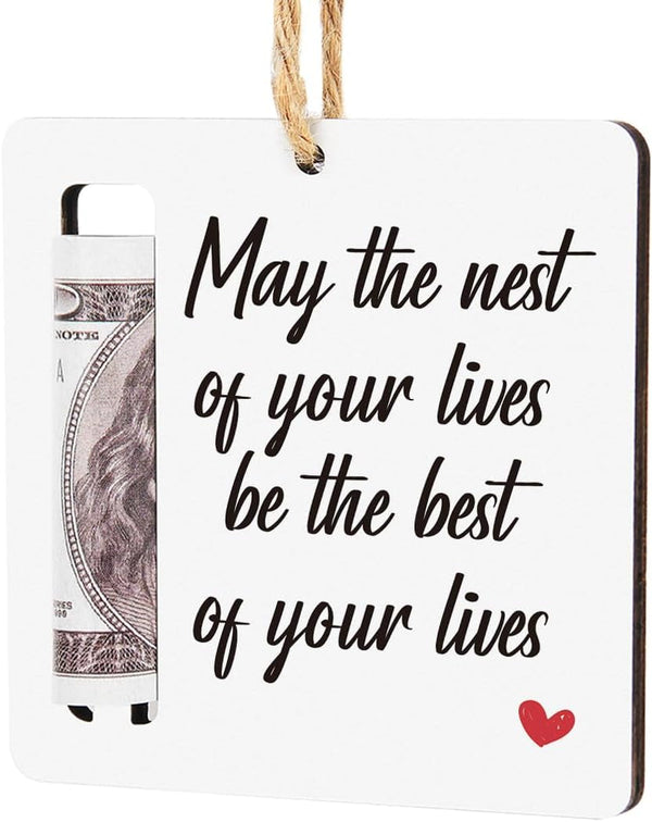 Wedding Money Holder Wedding Gifts for Couples Newlyweds Funny Newly Wed Gifts for the Husband Wife Engagement Money Holder for Cash Decoration