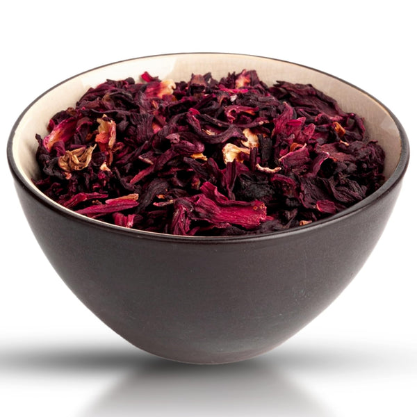 100% Natural Dried Hibiscus Flowers | 160G Hibiscus Loose Leaf Tea, Flor De Jamaica, Cut and Sifted | Organic Hibiscus Flowers and Petals | Ideal for Hot & Iced Tea Enthusiasts and Culinary Delights