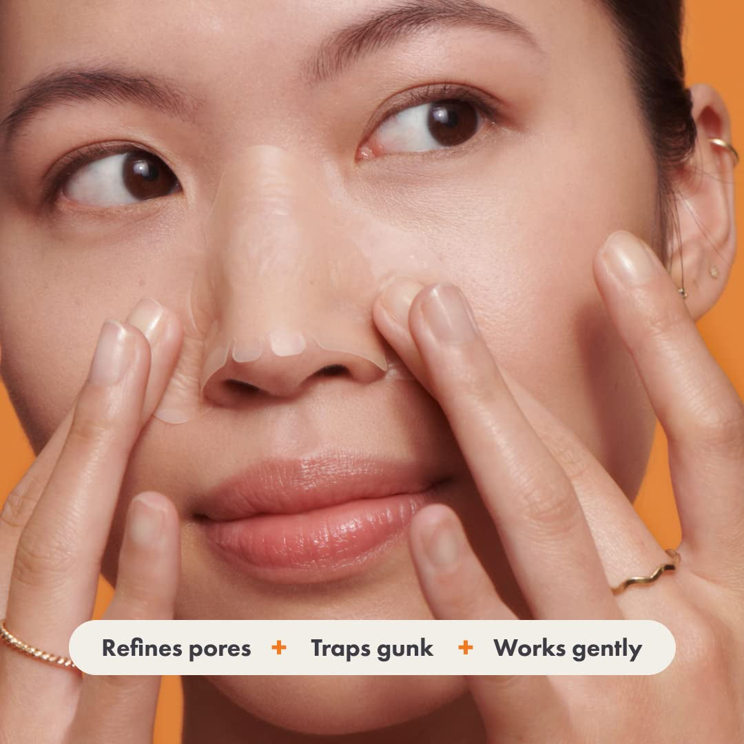 Mighty Patches for Nose Pores from Hero Cosmetics - XL Hydrocolloid Pimples, Zits and Oil - Dermatologist-Approved Overnight Pore Strips to Absorb Acne Nose Gunk (10 Count)