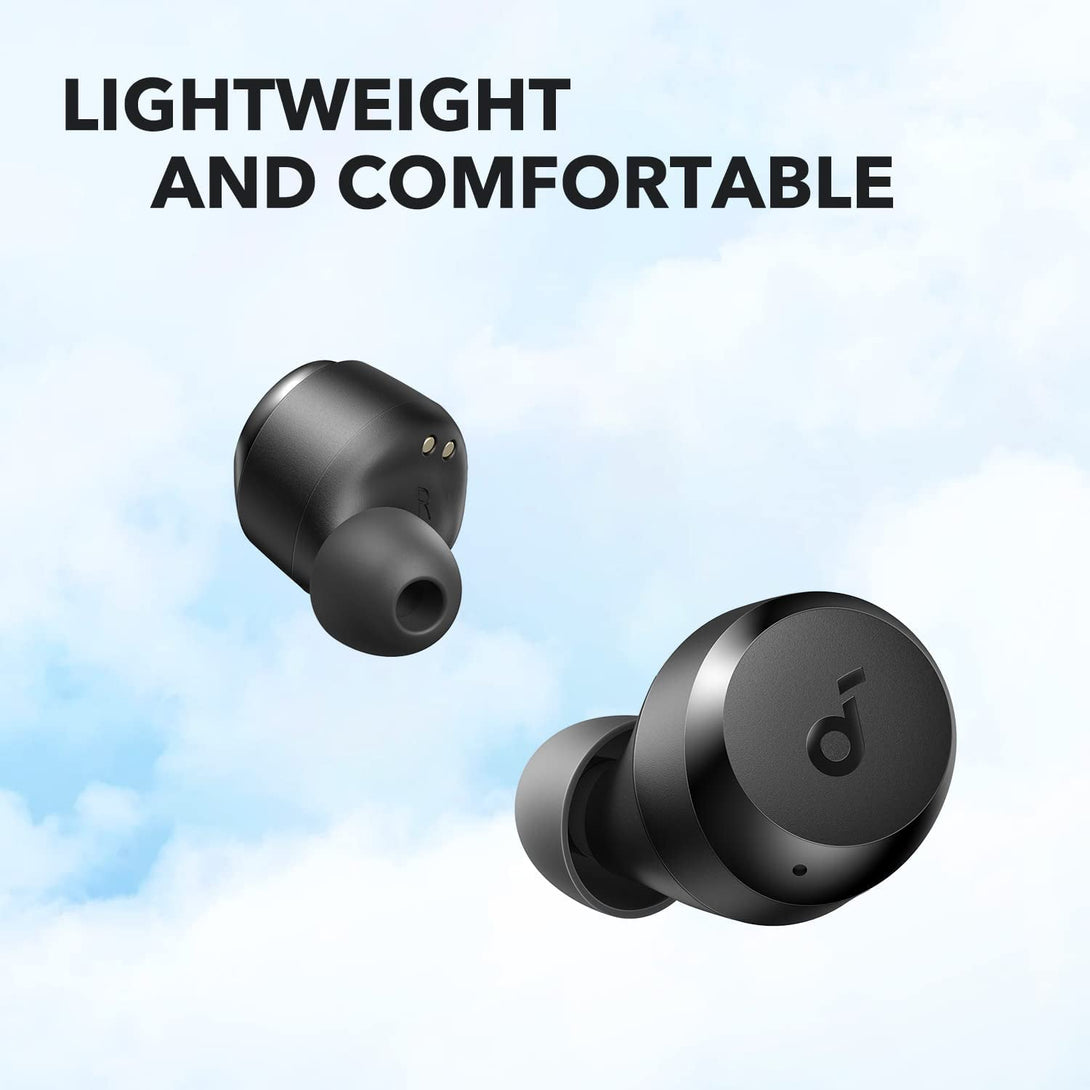 Soundcore by Anker A20I True Wireless Earbuds, Bluetooth 5.3, App, Customized Sound, 28H Long Playtime, Water-Resistant, 2 Mics for AI Clear Calls, Single Earbud Mode