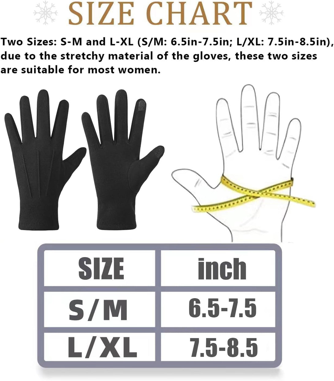 Winter Womens Cashmere Gloves with Finger Touchscreen Texting Wool Lined Outdoors Windproof Warm Gloves