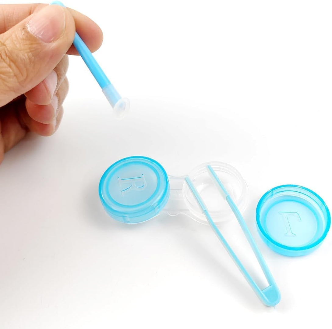 A Set of Random Color Contact Applicator,Contact Lens Remover Tool,Inserter+Tweezer with Soft Tip for Contact Lens Cases Health and Household,Cases,Contact Lens Care