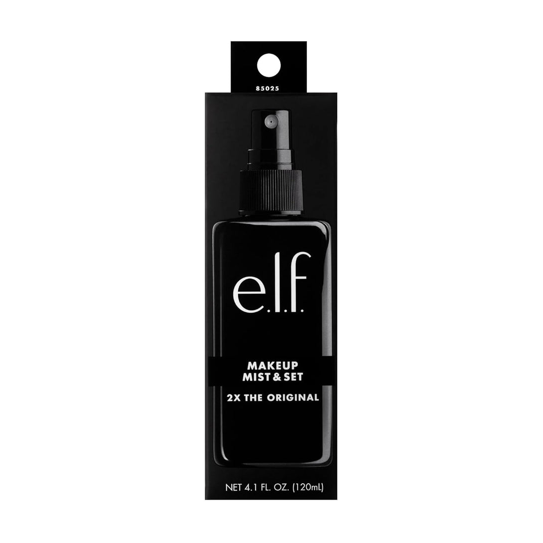 E.L.F. Makeup Mist & Set, Hydrating Setting Spray for Setting & Reviving Makeup, Soothes & Hydrates Skin, Infused with Vitamin A, Vegan & Cruelty-Free, 4.05 Fl Oz (120 Ml)