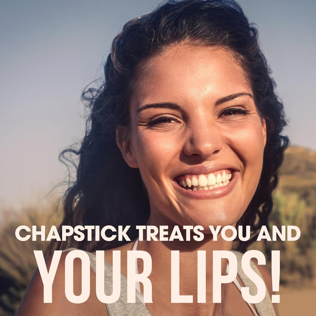 Chapstick Moisturizer Original Lip Balm Tubes, SPF 15 and Skin Protectant - 0.15 Oz, 3 Count (Pack of 1)