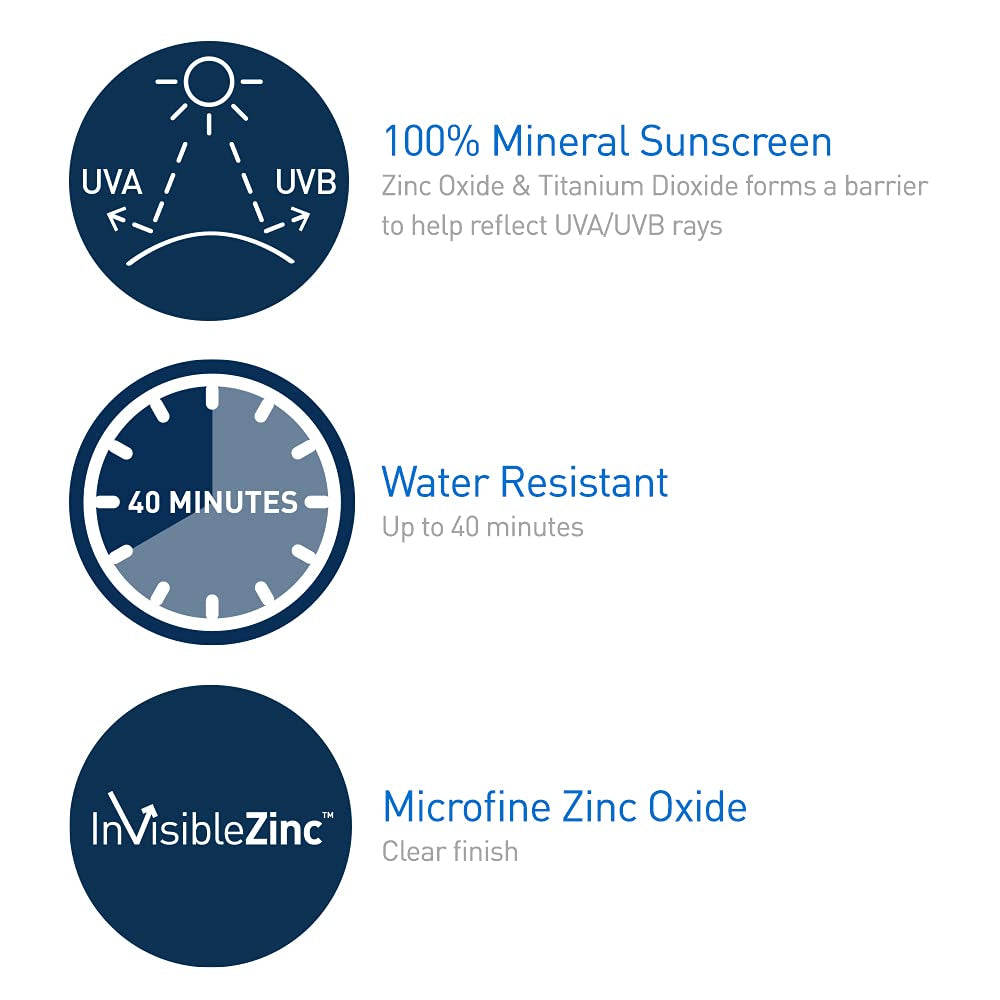 Cerave Mineral Sunscreen Stick SPF 50, Broad Spectrum SPF + Hyaluronic Acid + Ceramides, Titanium Dioxide & Zinc Oxide, 100% Mineral Face Sunscreen Stick, Fragrance Free & Oil Free