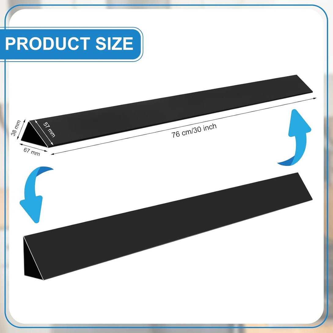 Amylove 30 Inch Large Stove Gap Cover, Slide in Range Rear Filler Kit Stove Gap Filler Cooktop Trim Kit Top Trim Kit between Stove and Wall Aluminum Range Accessories with Screws Install Tool(1 Set)