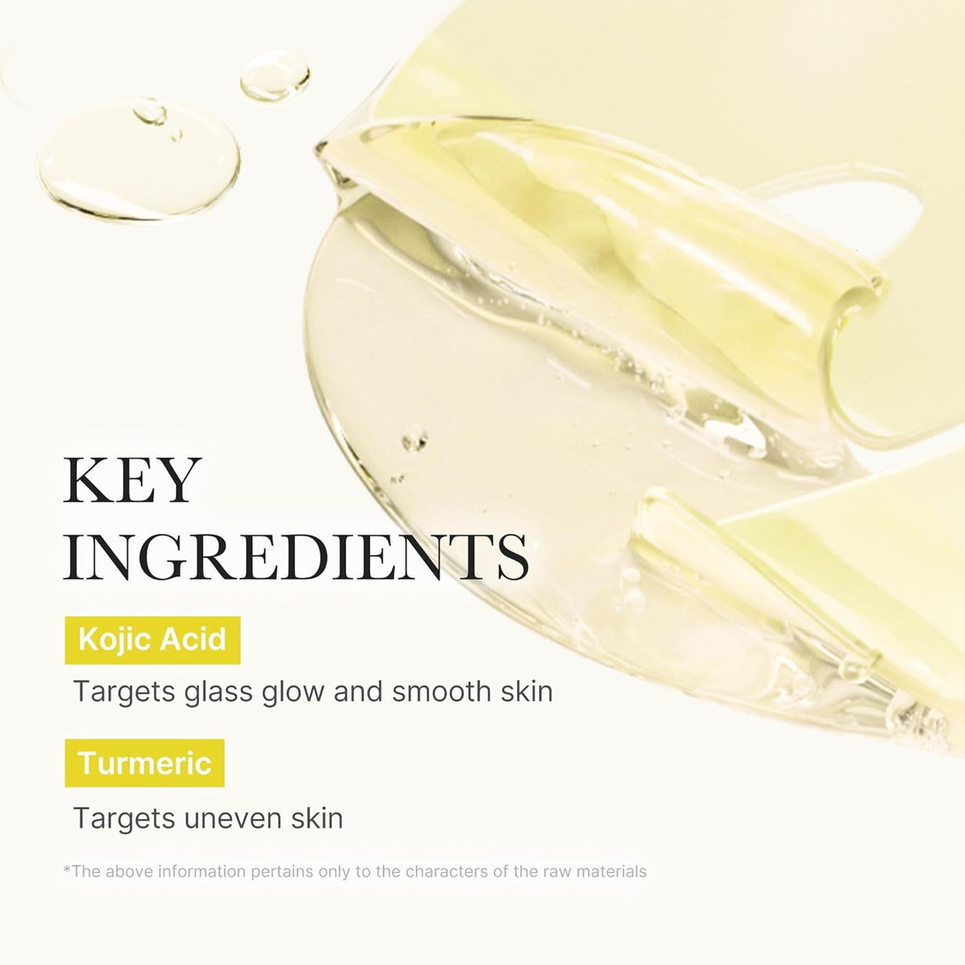 Medicube Kojic Acid Turmeric Brightening Gold Jelly Gel Mask | Overnight Face Mask for Glass Glow Skin- Elasticity, Hydrating, Firming and Moisturizing | Korean Skincare, 28G X 4Ea