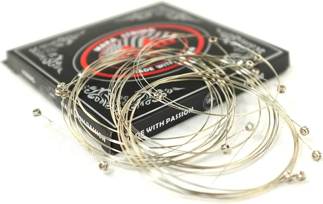 20-Pack Economy Single Electric Guitar Strings Bulk .009 High E (Extra Light) 09 Gauge, Individual Packed