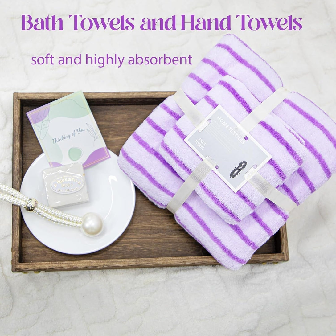 Get Well Soon Gift Basket for Women, Self Care Spa Gift Baskets with Blanket, Thinking of You for Birthday Mom, Sister, Wife, Friend or Care Package for Women, Purple