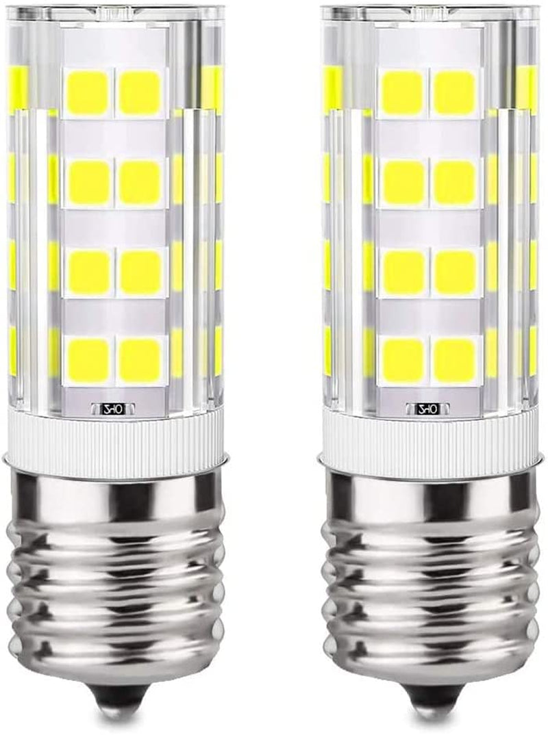 KINDEEP E17 LED Bulb Dimmable, 4W, Daylight White 6000K, Microwave Oven Light Bulbs Equivalent 40W, Ceramic Construction, Versatile Compatibility
