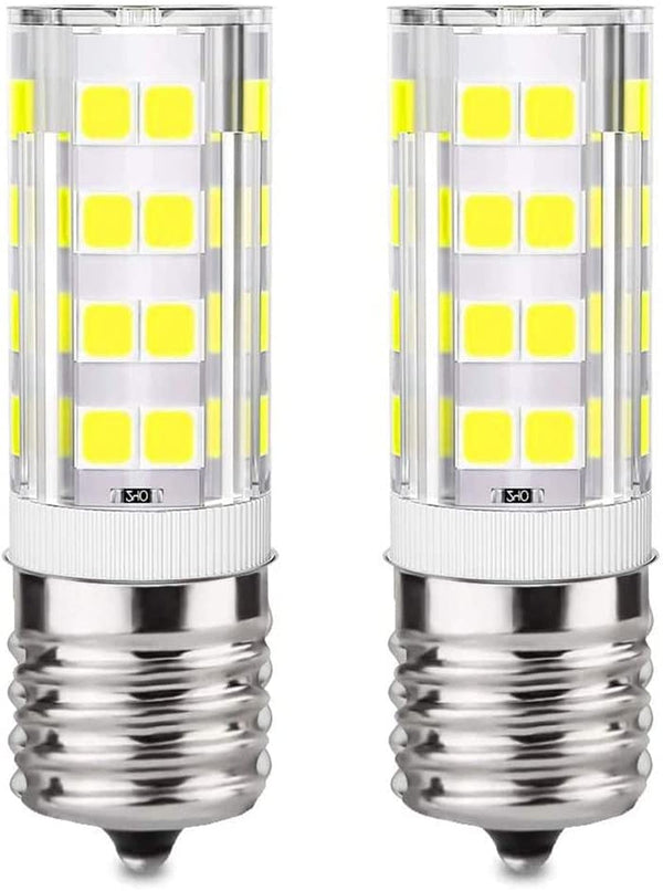 KINDEEP E17 LED Bulb Dimmable, 4W, Daylight White 6000K, Microwave Oven Light Bulbs Equivalent 40W, Ceramic Construction, Versatile Compatibility