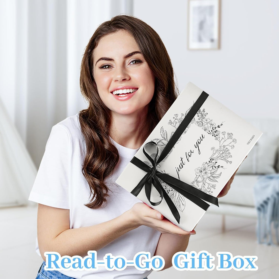 Get Well Soon Gift Baskets for Women - Thoughtful Feel Better Self Care Gifts Care Package, Thinking of You Sympathy Sick Friend after Surgery - Unique Luxury Gift Set