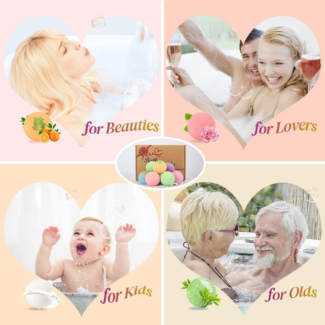Bath Bombs for Women, 12 PCS Bath Bombs for Girls Kids Toddlers Adults, Shea & Coco Butter Dry Skin Moisturize, Bath Bomb Kit for Birthday Halloween Christmas