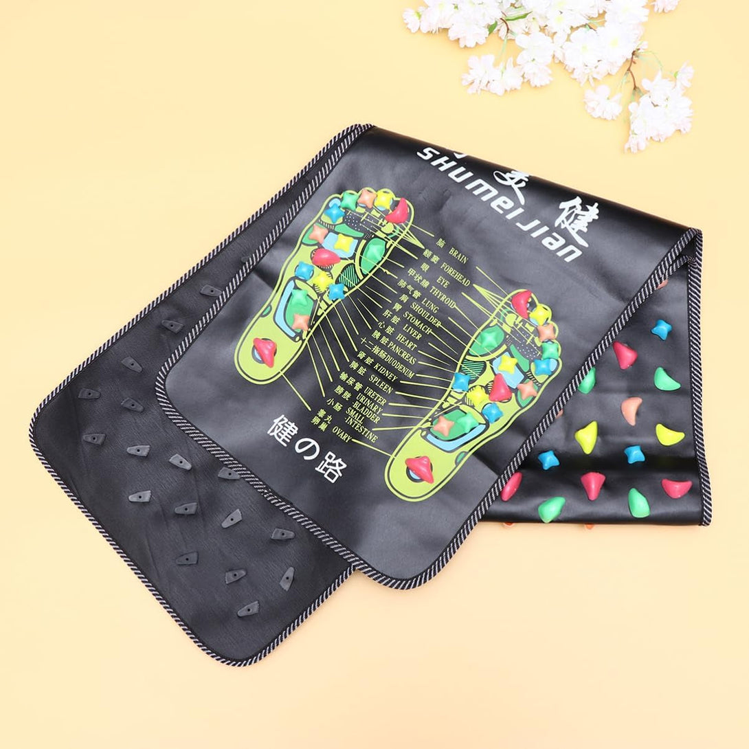 Healifty Massage Foot Cushion Foot Massage Mat Non-Slip Foot Massager Mat Walk Reflexology Massager Mat Walkway Mat Foot Mat Relaxes Muscle Massage Pad Carpet Cobblestone