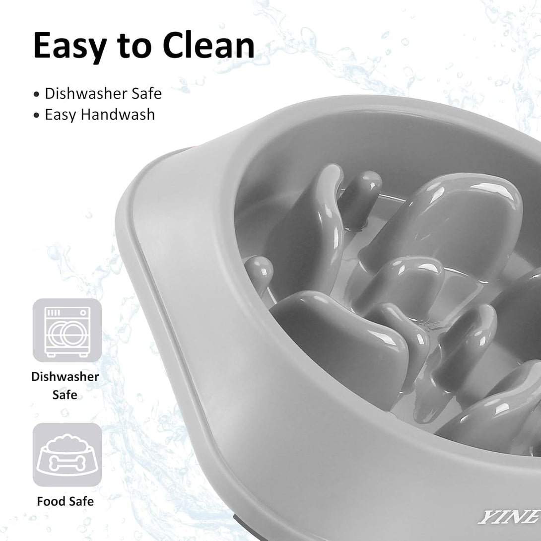 2PCS Slow Feeder Dog Bowls, Pet Supplies That Slow down Eating, Pet Food Bowls, Maze Dog Puzzle Feeder for Medium Breed