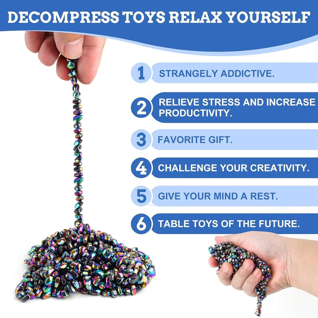 550Pcs Ferrite Putty, Fidget Toys, Fidget Toys Adults, Desk Fidgets Toys for Office Stress/Anxiety Relief ,Adults Gifts