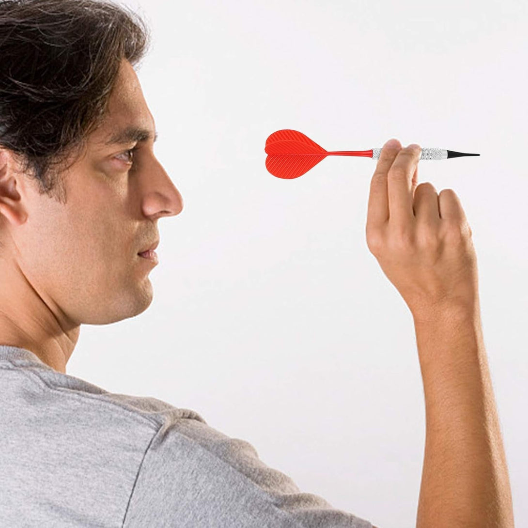 Accmor 12 Pcs Soft Tip Darts, Bar Dart, Plastic Tip Darts Set, Attach Extra 100 Black 2BA Replacement Tips, Soft Tip Darts for Electronic/Plastic Dartboard