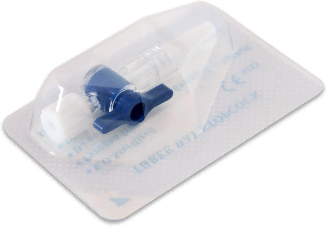 2-Way Stopcock Luer,Luer Connections,Sterile Individual Package,6Pcs…