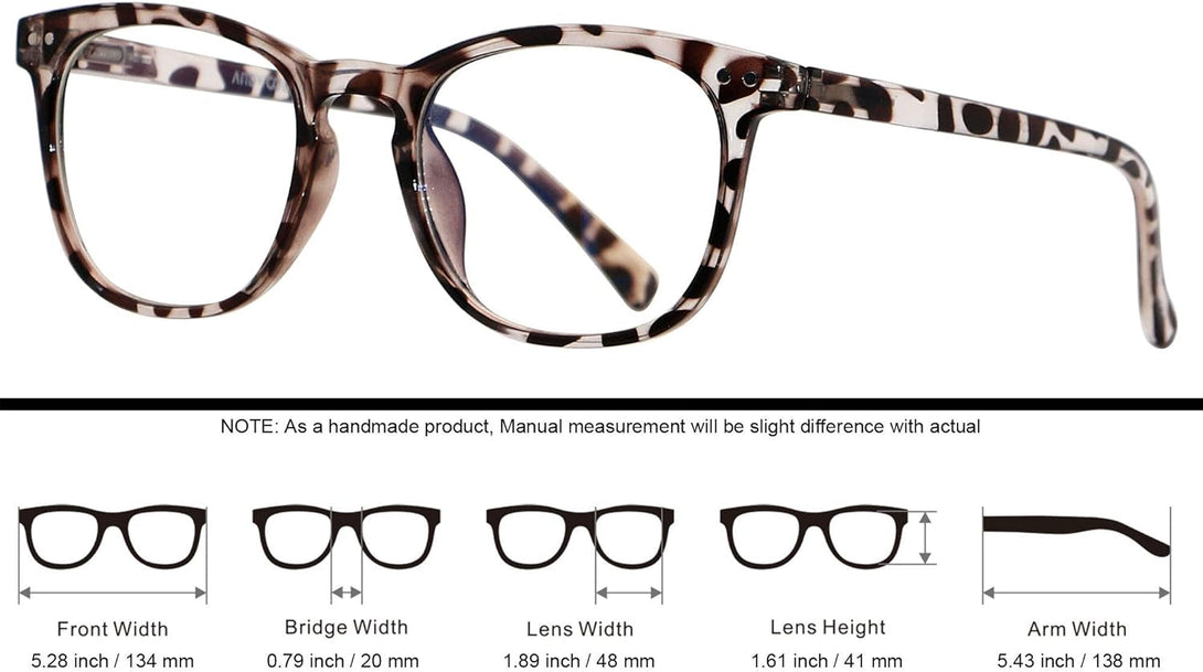 ANDWOOD Blue Light Blocking Glasses Women Men Computer Small Face Frame Bluelight Blocker Teens