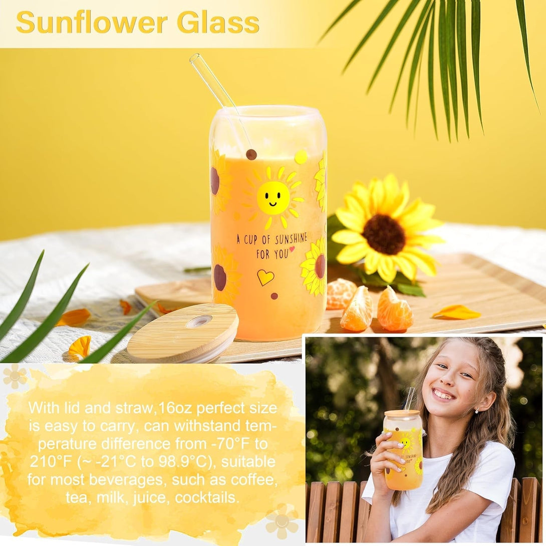 Birthday Gifts for Women, Sunflower Get Well Soon Gifts, Feel Better Gift Care Package for Women, Her, Sister, Mom, Best Friends, Surgery Recovery, Thinking of You Gift Basket