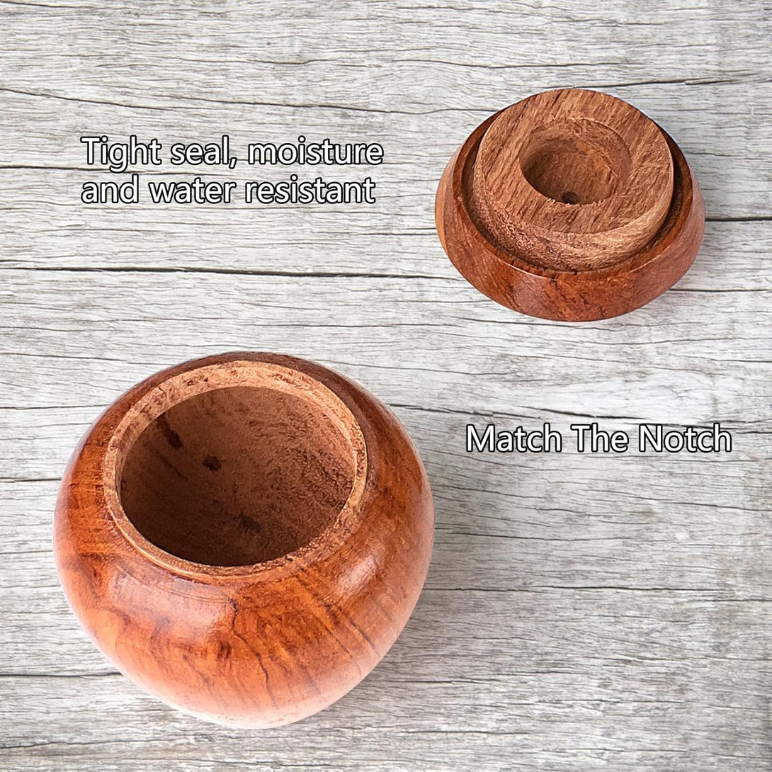 2 Packs Wooden Small Urns for Human Ashes Keepsake, Mini Urns for Ashes, Cremation Urns for Human Ashes Adult Male Female Pet,Keepsake Wood Urns with Velvet Bag