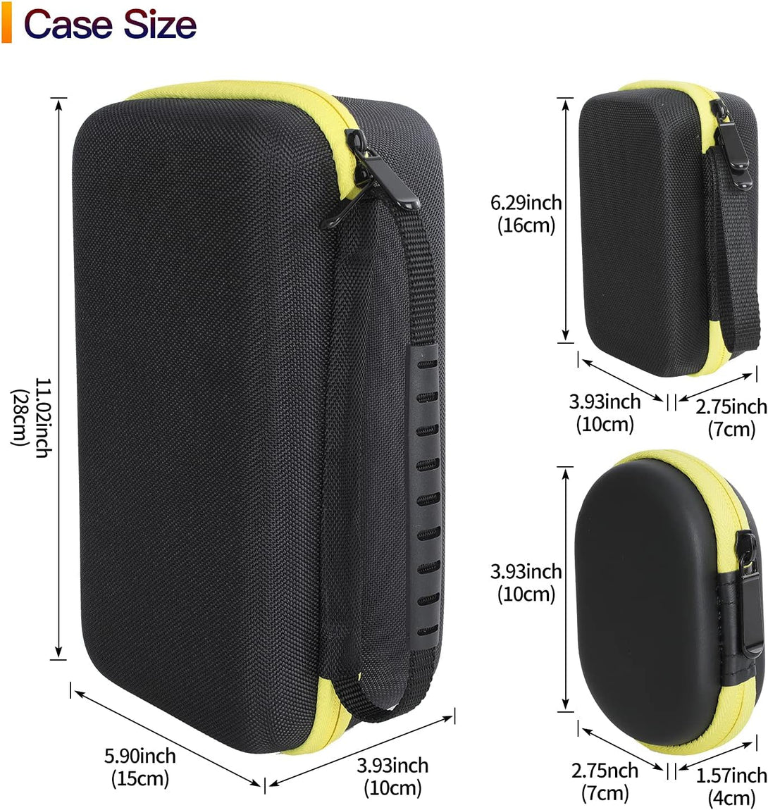 3 Pcs Hard Case for DEWALT 20V Max XR Cordless Router, Brushless(Dcw600B), Portable Carrying Storage Bag for Router Bits