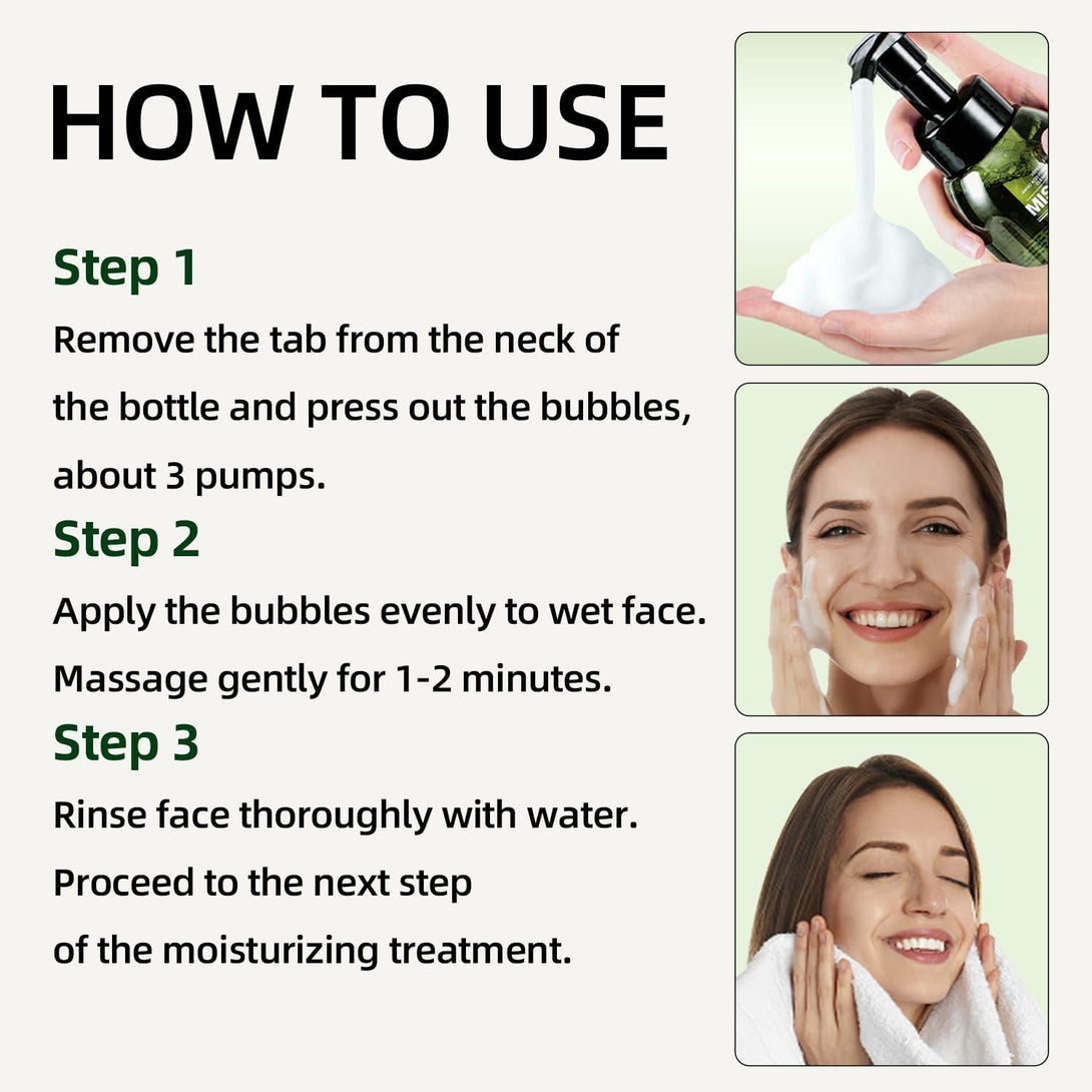 Hydrating Foam Cleanser | Makeup Remover & Gentle Face Wash for Normal to Dry, Sensitive Skin | No Fragrance, Non-Comedogenic, No Oil, No Soap (300Ml/10Oz)