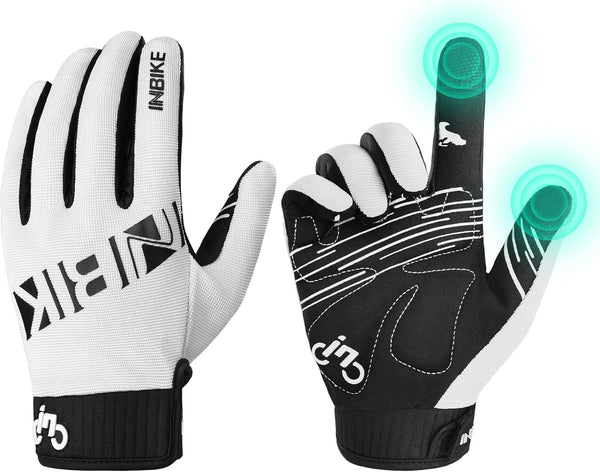 INBIKE Cycling Gloves for Men/Women Bike Gloves with Touchscreen-Padded Anti-Slip Mountain Biking MTB Bicycle Gloves for Cycling/Workout/Gym/Outdoor
