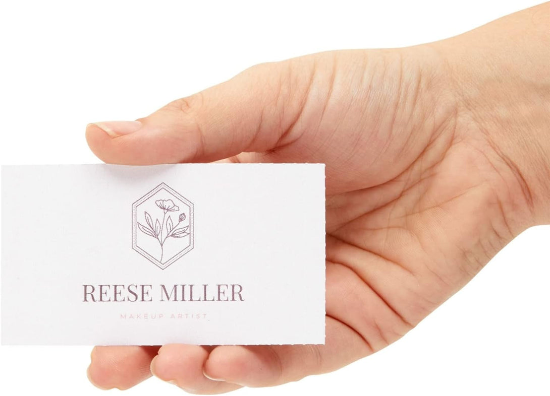 100 Pack Blank Business Card Paper for Printer, Inkjet and Laser Printable Sheets, 1000 Cards, Multi Purpose Office Supplies, 3.5 X 2 In, White