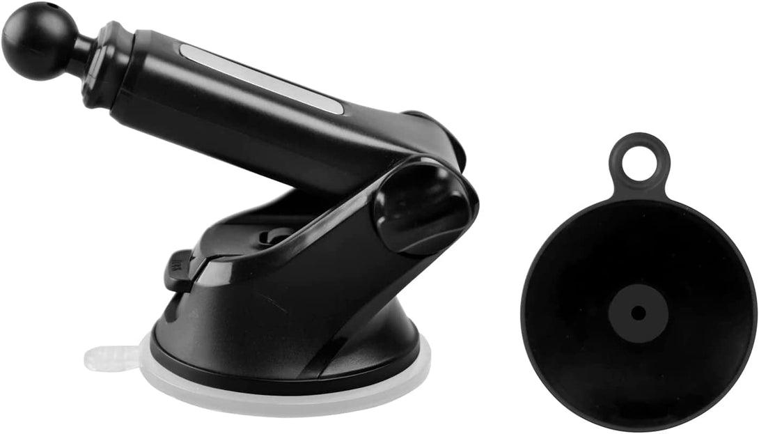 1Zero GPS Suction Cup Mount for Garmin [Quick Extension Arm], Replacement GPS Dash Ball Mount Dashboard Windshield Car Holder for Garmin Nuvi Dezl Drive Drivesmart Zumo Driveassist Driveluxe RV