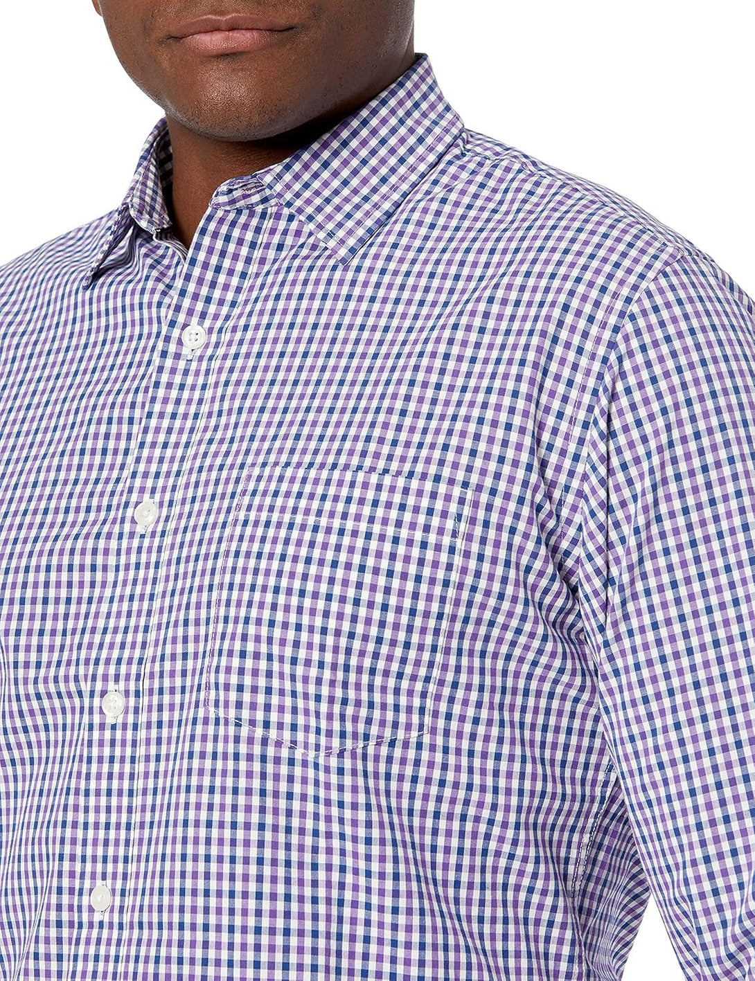 Amazon Essentials Men'S Regular-Fit Long-Sleeve Casual Poplin Shirt