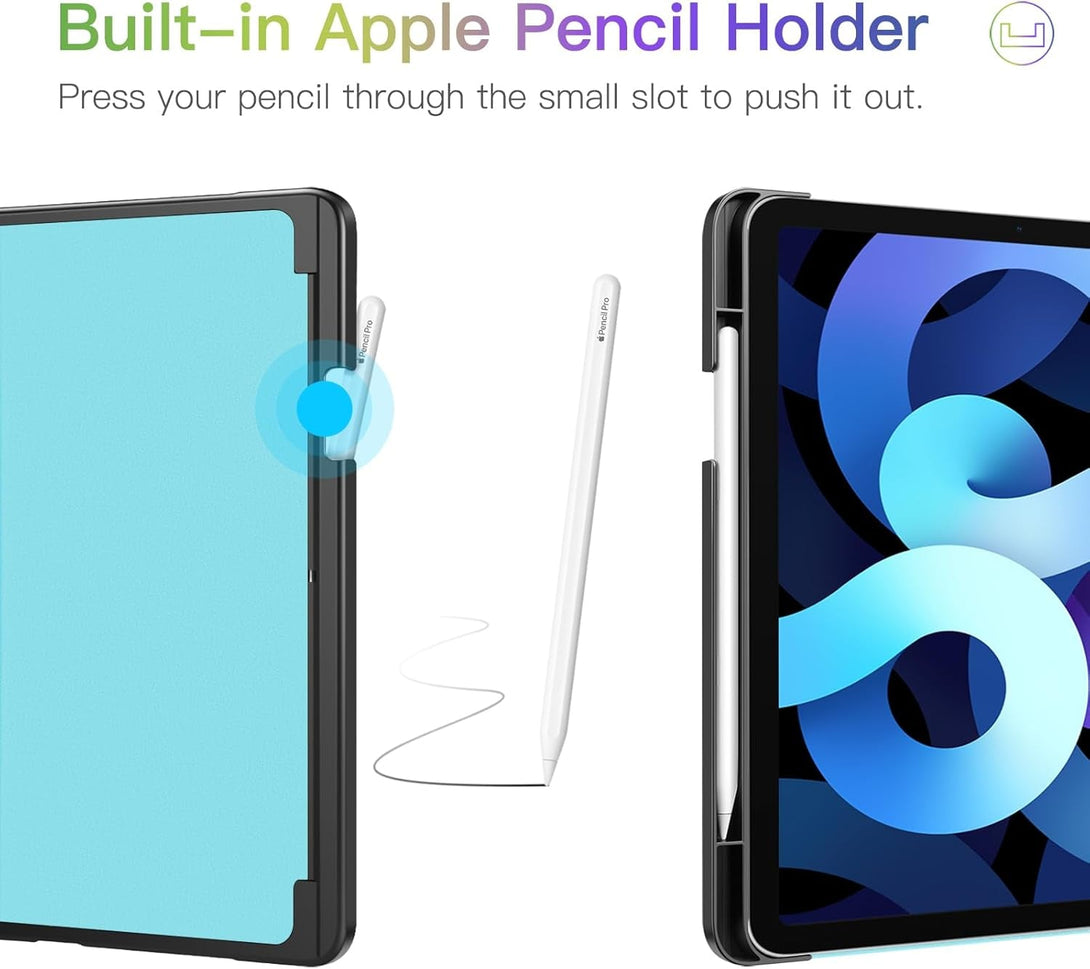 Fintie Case for Ipad Air 11-Inch M3 (2025) / M2 (2024), Ipad Air 5Th (2022) / 4Th Generation (2020) 10.9 Inch, Multi-Angle Viewing Protective Cover with Pencil Holder & Pocket, Blossom