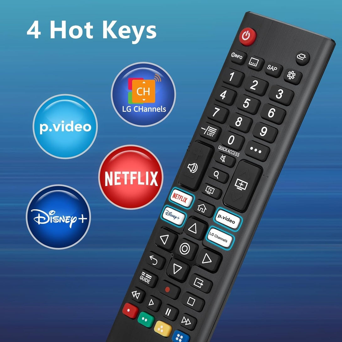 Universal for LG Smart TV Remote Control Replacement (Pack of 2)