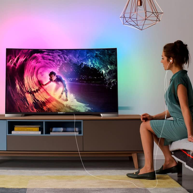 Headphones with Extra Long Cord - Earbuds for PC, TV & Computer - No Mic - White 5FT