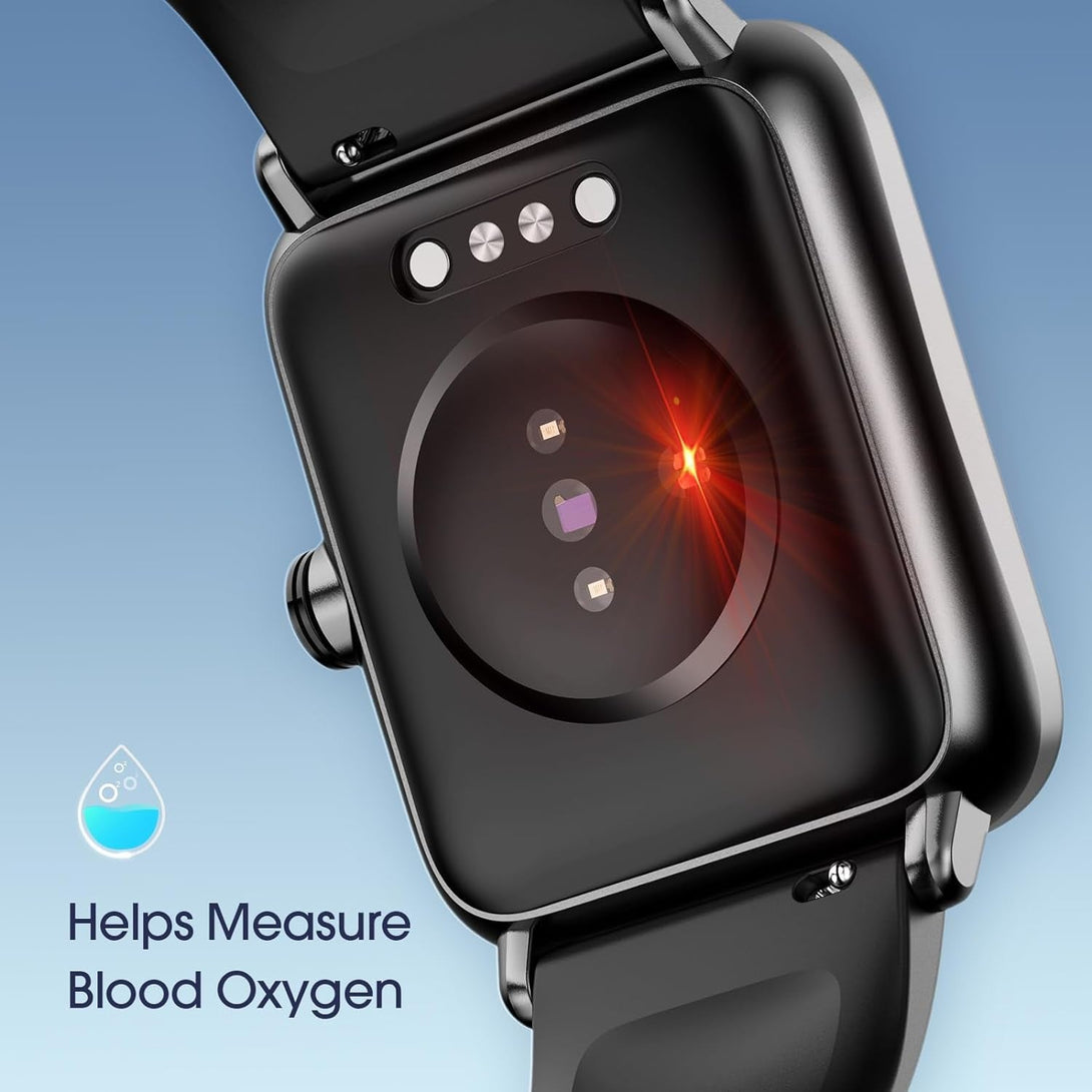 Smart Watch, Fitness Tracker with Heart Rate Monitor, Blood Oxygen, Sleep Tracking, 41Mm Smartwatch Waterproof with Pedometer for Women Men Watch Compatible with Android Ios Phones