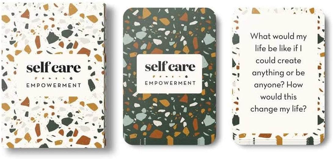 Allura & Arcia Empowering Self Care Questions - 52 Stress Relief Cards for Meditation, Mindfulness, Yoga & Gifts
