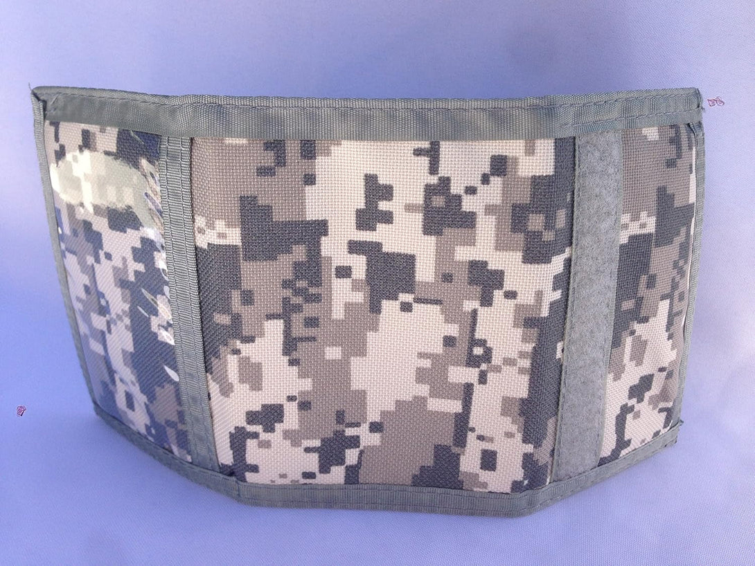 Tri-Fold ACU Army/Navy Camouflage Commando Card Wallet with ID Window for Men (Pack of 1)