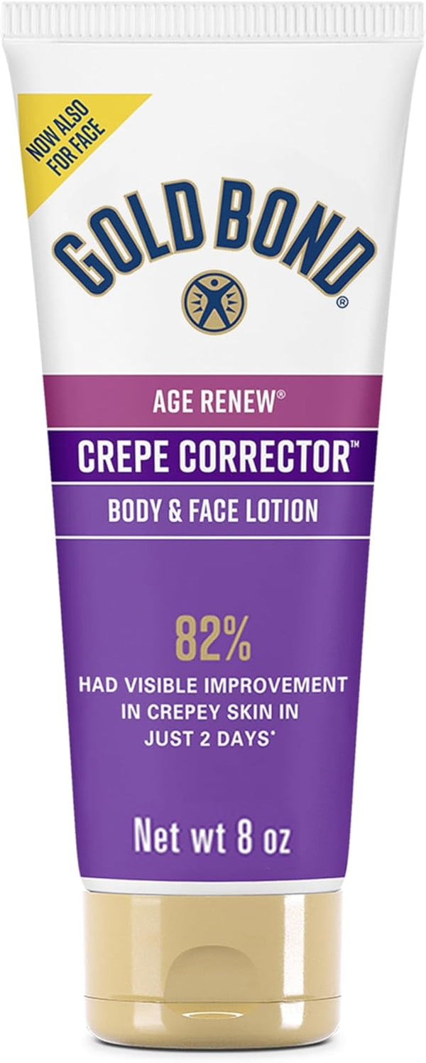 Gold Bond Age Renew Crepe Corrector Body Lotion, Replenishing & Smoothing Formula, 8 Oz.