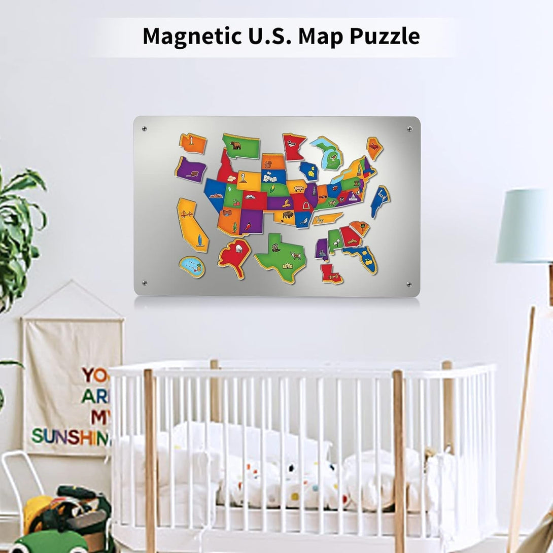 17.1" X 11.8" 2 Pack Stainless Steel Magnetic Board - Magnet Bulletin Board to Display Magnetic Letters Numbers Animal, Poetry, Spice Jars, Notes, Photos, Suitable for Wall, Refrigerator, Cubicle