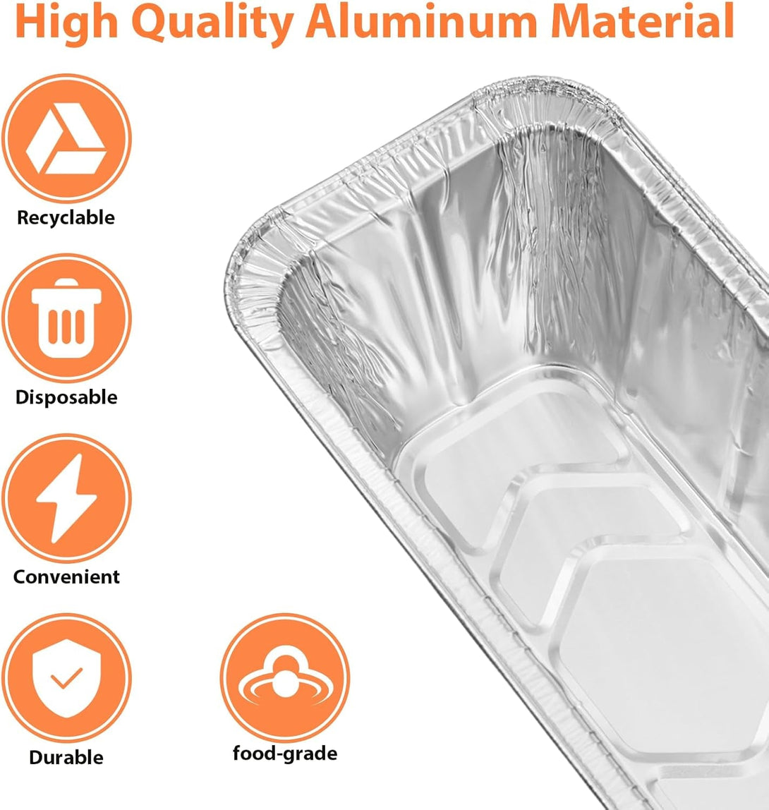 50-Pack Blackstone Griddle Accessories 5017 Grease Cup Liners, Aluminum Foil Drip Pan Grease Catcher Cup Liner for Blackstone 17, 22, 28, 36 Inch Griddle, Disposable Grill Grease Tray